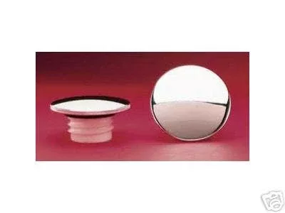 Custom Chrome Dome Chrome Gas Fuel Caps Low Profile Smooth Harley 96-up