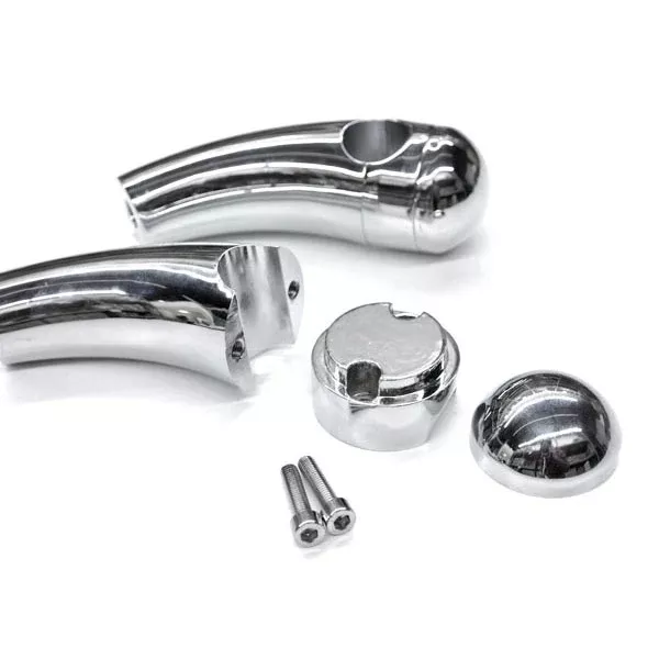 Custom Chrome Motorcycle 3.5" Billet Handlebar Risers (1" bar)