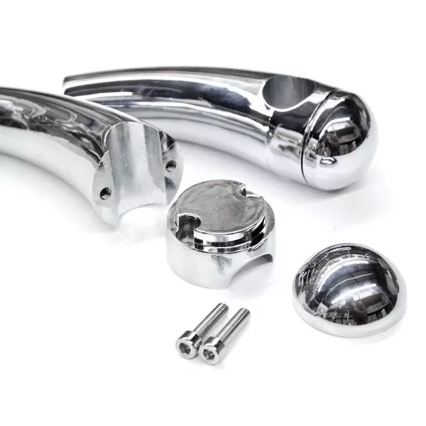 Custom Chrome Motorcycle 4.5" Billet Handlebar Risers (1" bar)
