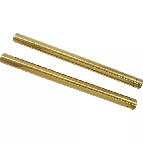 Custom Cycle Engineering 49mm Gold 25.50" Fork Tubes for 2006-2017 Harley Dyna - #46605-06