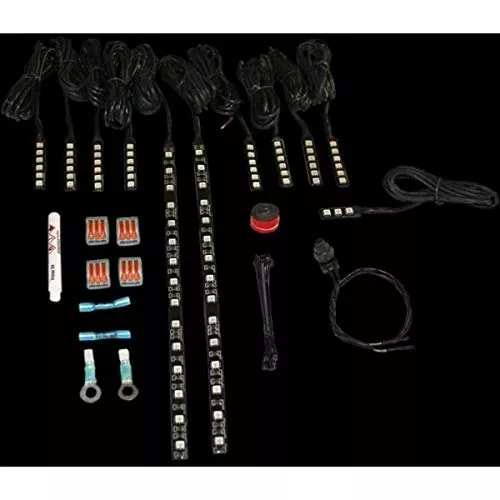 Custom Dynamics CD-IND-TMWK1BM Magical Wizard Full Bike Lite Kit with Bluetooth Color Command 5 Remote Control