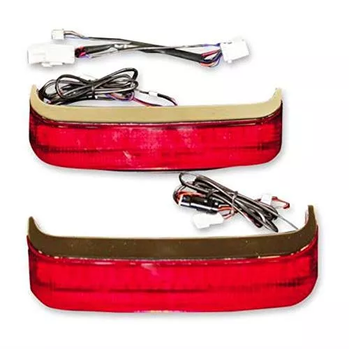Custom Dynamics Chrome Saddlebag LED Accents Lighting CD-SB-SS8-CR
