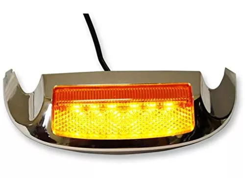 Custom Dynamics Front LED Fender Tip Housing – Amber LED – Amber Lens