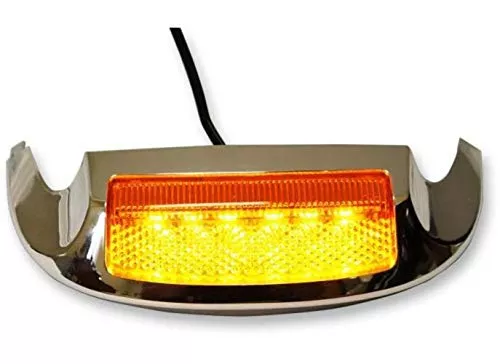 Custom Dynamics GEN-FT-AS Front LED Fender Tip Housing – Amber LED – Smoke Lens