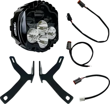 CUSTOM DYNAMICS Headlight - Shark Demon - for Road Warrior Fairing SD2-MSRW-W