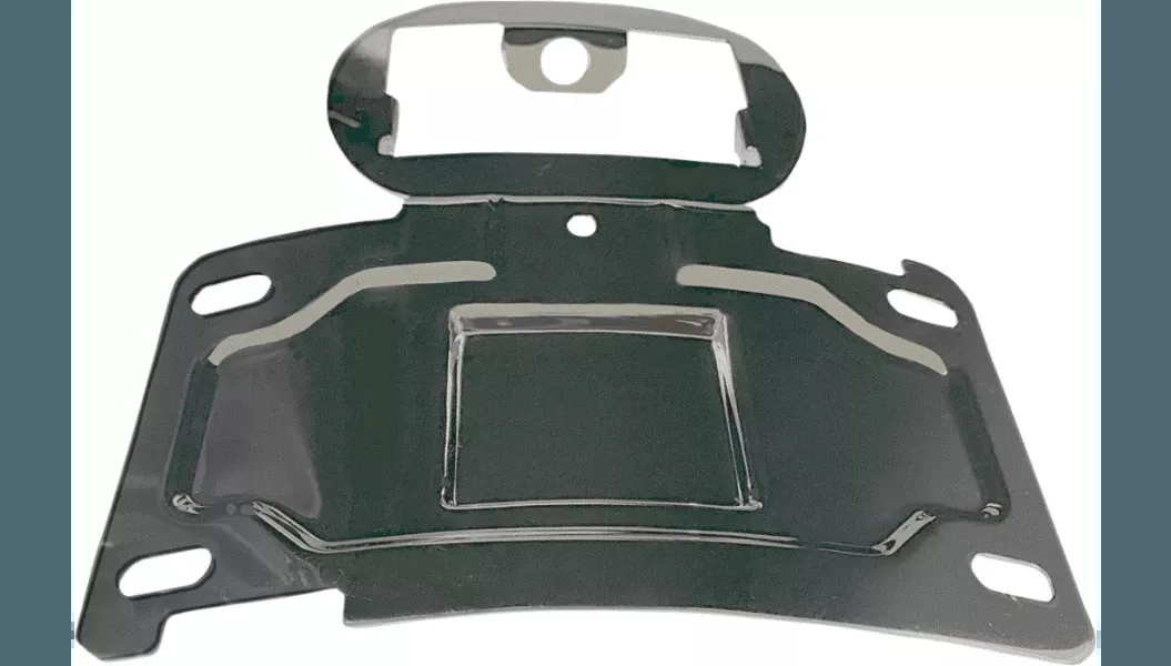 Custom Dynamics License Plate Frame Mount for '14-24 Harley Davidson Road Glide and Ultra Glide Models - Black