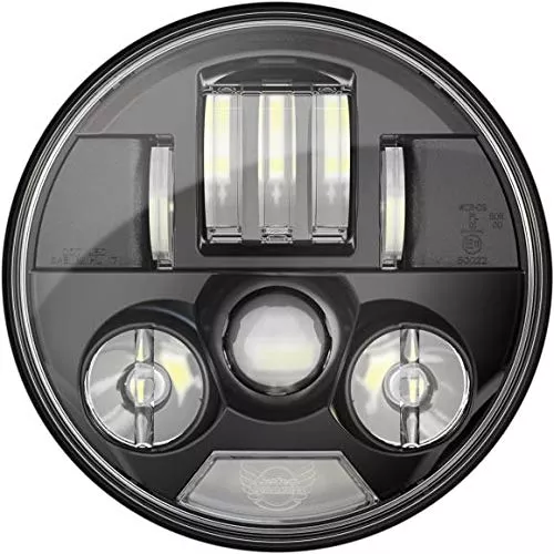 Custom Dynamics PB-7-IND-B 7in. Probeam LED Headlamp – True Black