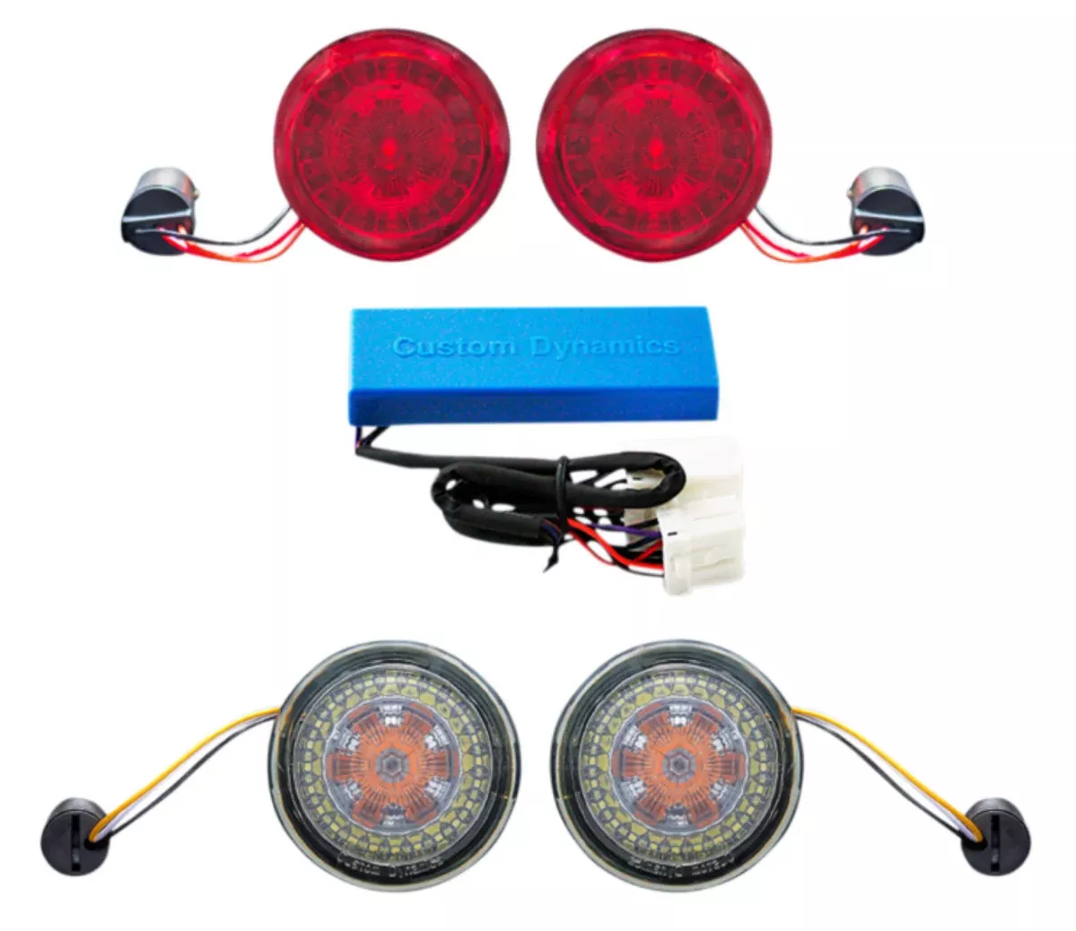 Custom Dynamics ProBEAM Turn Signal Assembly – PB-HD-KIT-1 For Harley Motorcycles 2002-2013