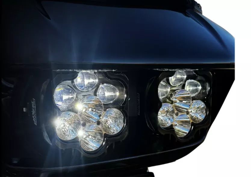 Custom Dynamics Shark Demon™ 2 Headlight – SD2-RG-WW For Harley Road Glide 2015-2025