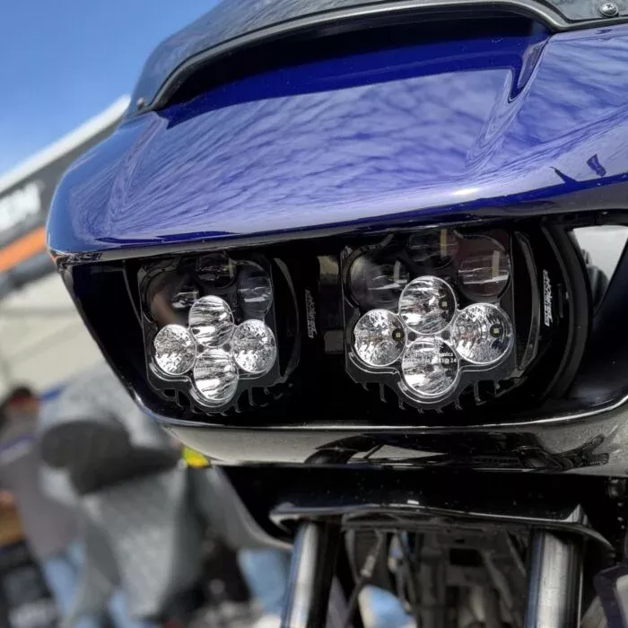 Custom Dynamics Shark Demon 2 Performance Headlight Kit For Select Harley Road Glide 2015-2023