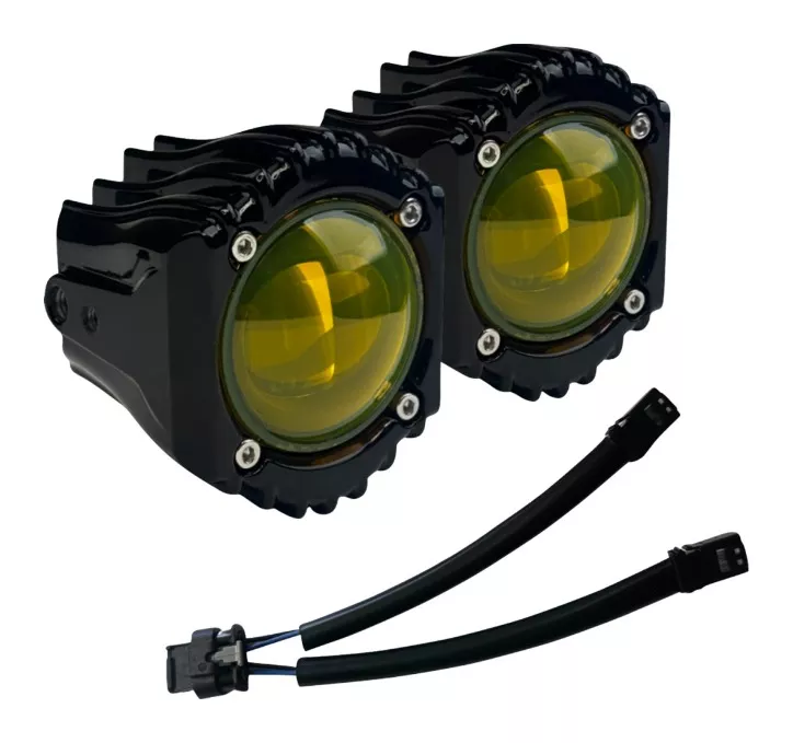 Custom Dynamics Shark Demon LED Fog Lights For Harley Touring 2026