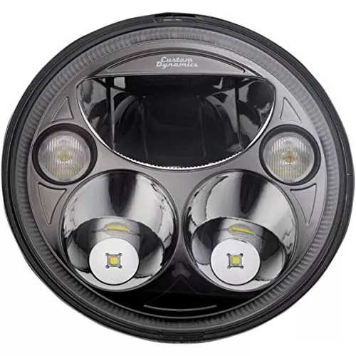 Custom Dynamics TruBEAM 7" LED Headlight Black CDTB-7-I-B