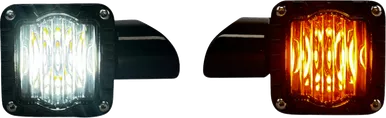 Custom Dynamics Turn Signal - Shark Demon™ - LED - Front - Smoke Lens