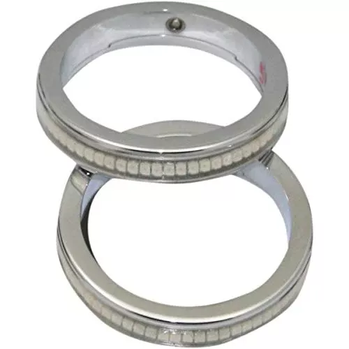 Custom Dynamics WA39CS LED Wrap-Around Turn Signals – 39mm – Chrome/Smoke Lens