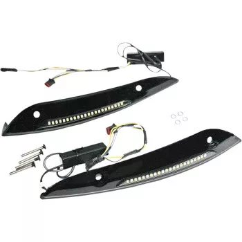 Custom Dynamics Windshield Trim – CD-RG-WT-AW2-B For Harley Road Glide 2015-2025