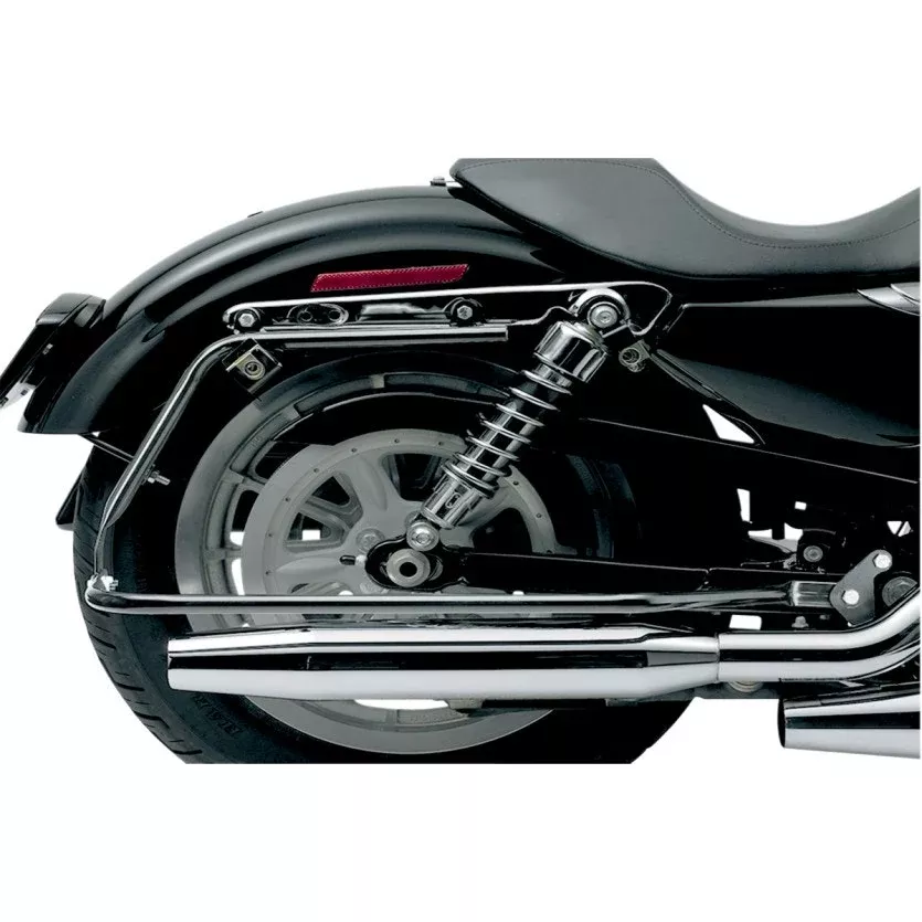 Cycle Visions Bagster Saddlebag Mount for Harley Sportster XL Models Black Mounts