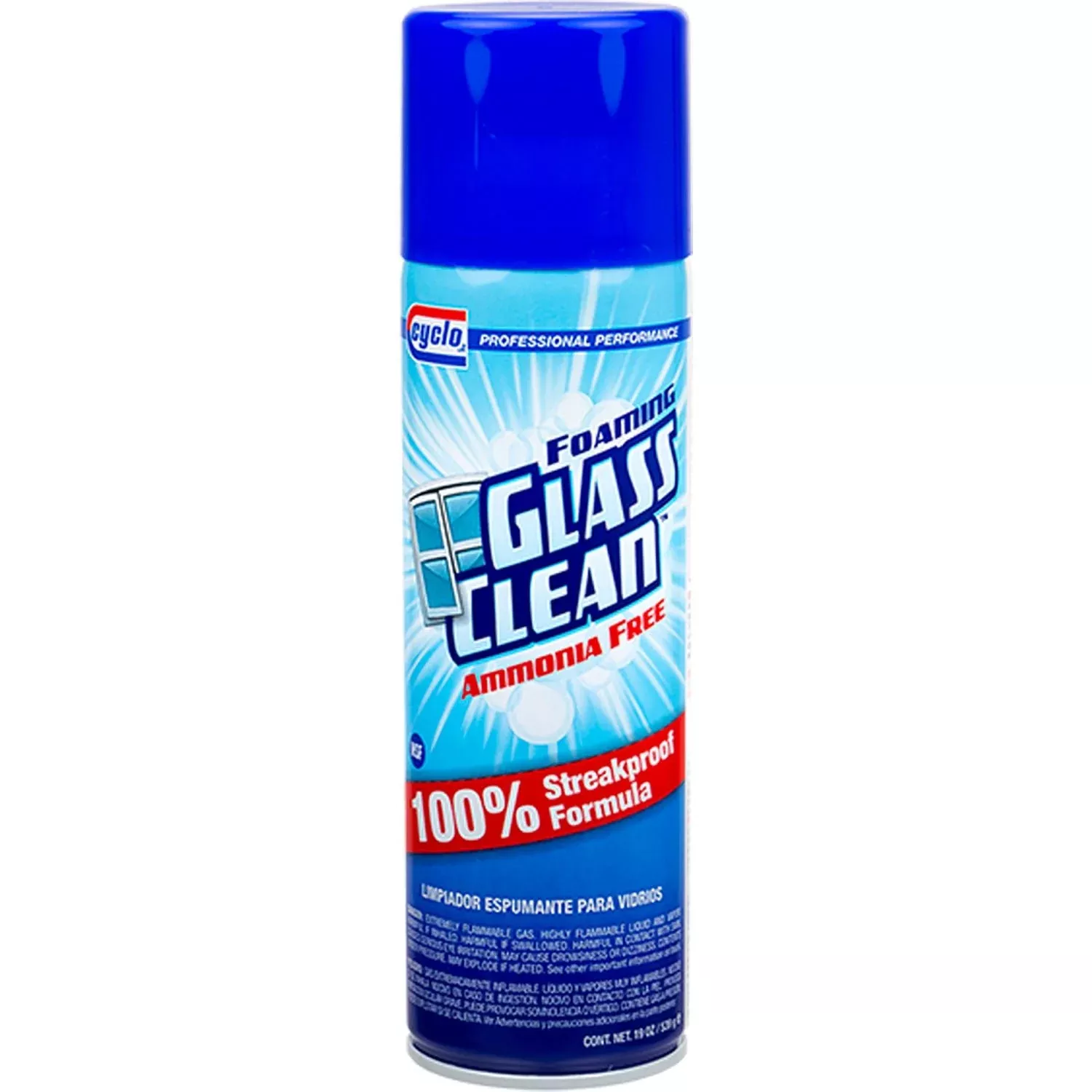 Cyclo Foaming Glass Clean Streakproof Formula – 19oz