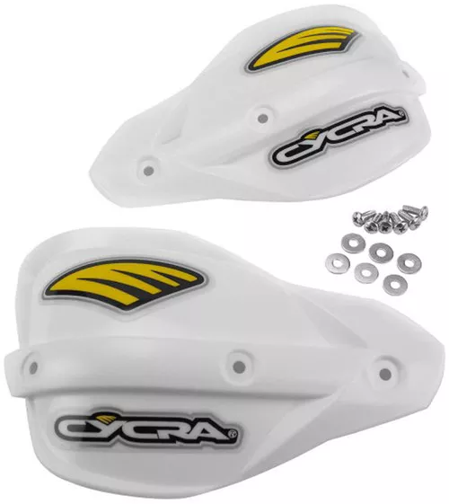 Cycra Pro Bend Enduro Replacement White Handshields (1CYC-1015-42)