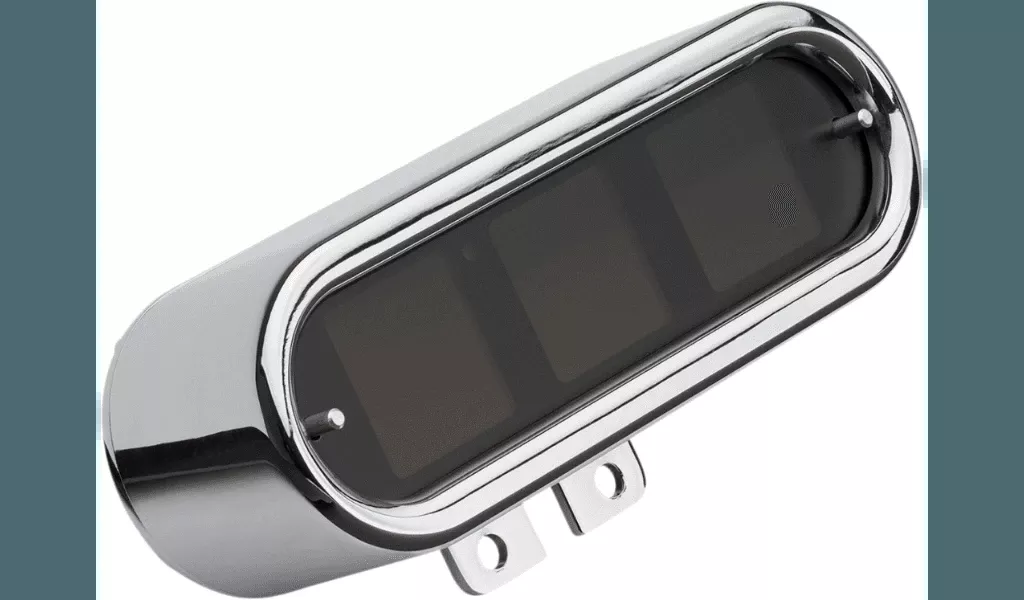 Dakota Digital MLX-9000 Series Gauge for '14-23 Harley Davidson Touring, '11-23 Softail, '12-17 Dyna - Black Spiked
