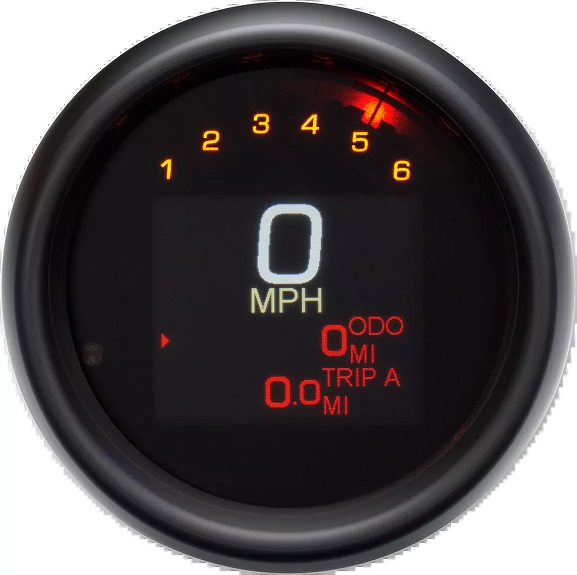 Dakota Digital Tank Speedometer - Black Bezel - 3-3/8"-MLX-3004-K