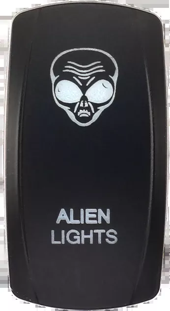 Dash Switch Rocker Face Alien Lights