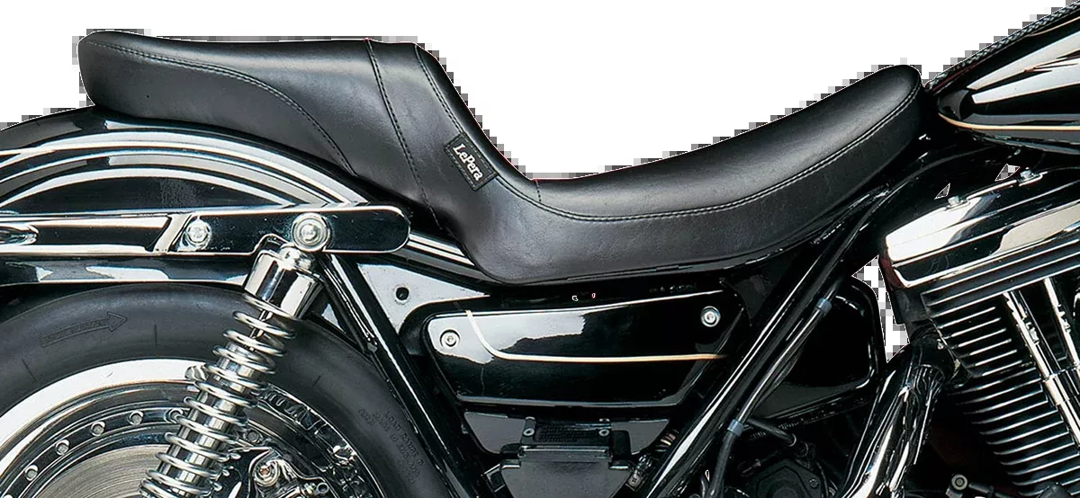 Daytona 2-Up Seat - Without Backrest - Smooth - Black - FXR