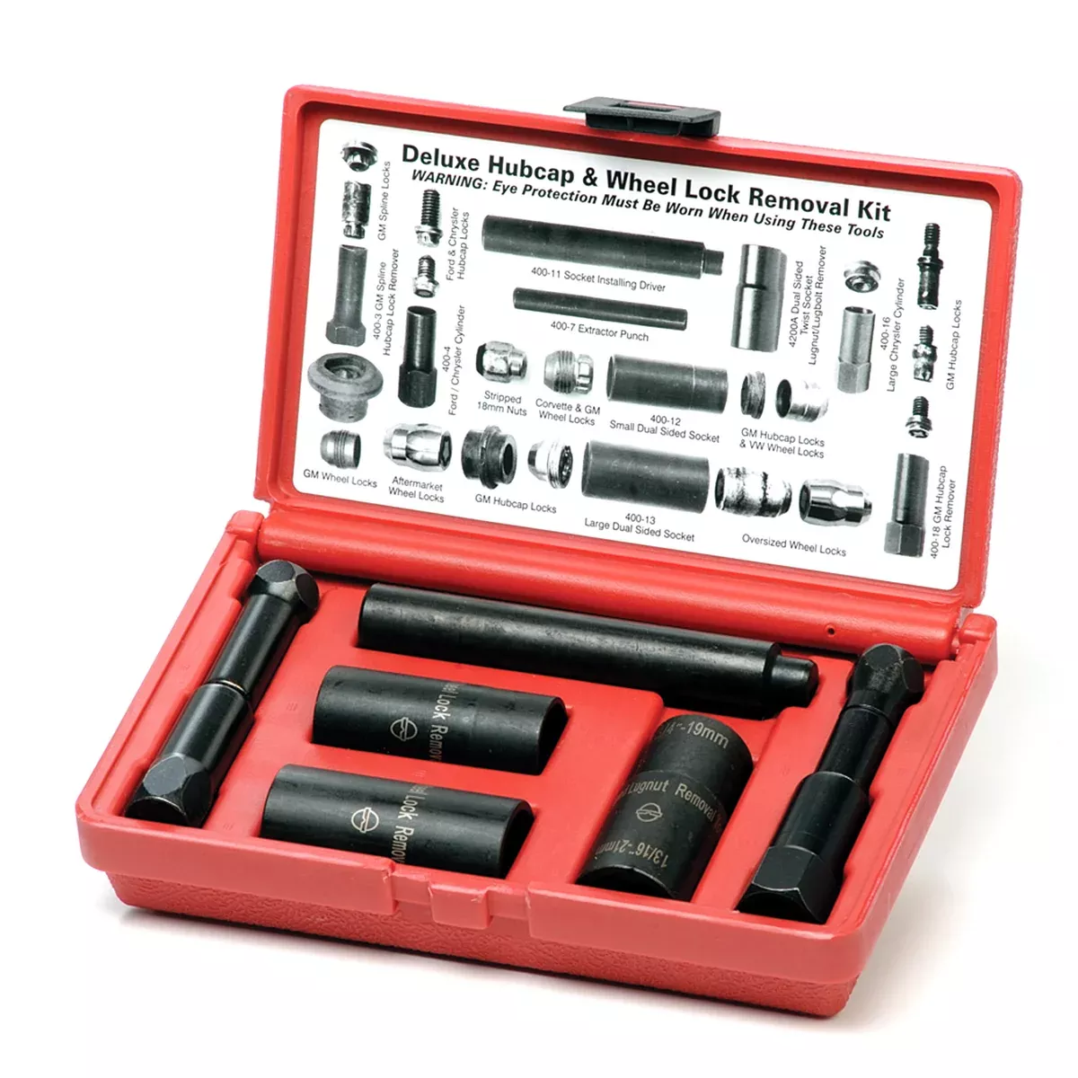 Deluxe Hubcap & Wheel Lock Removal Kit