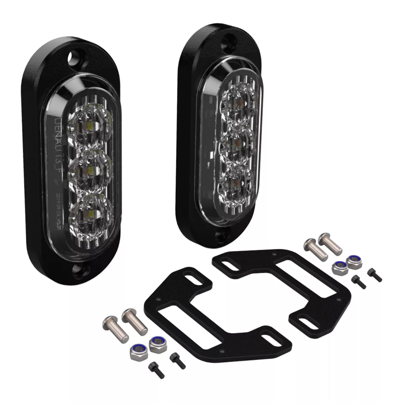 Denali T3 Rear Visibility Bundle - Ducati Scrambler 800 / 1100