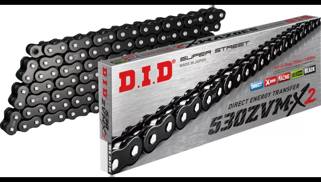 DID 530 ZVM-X2 - Drive Chain - 120 Links - Black
