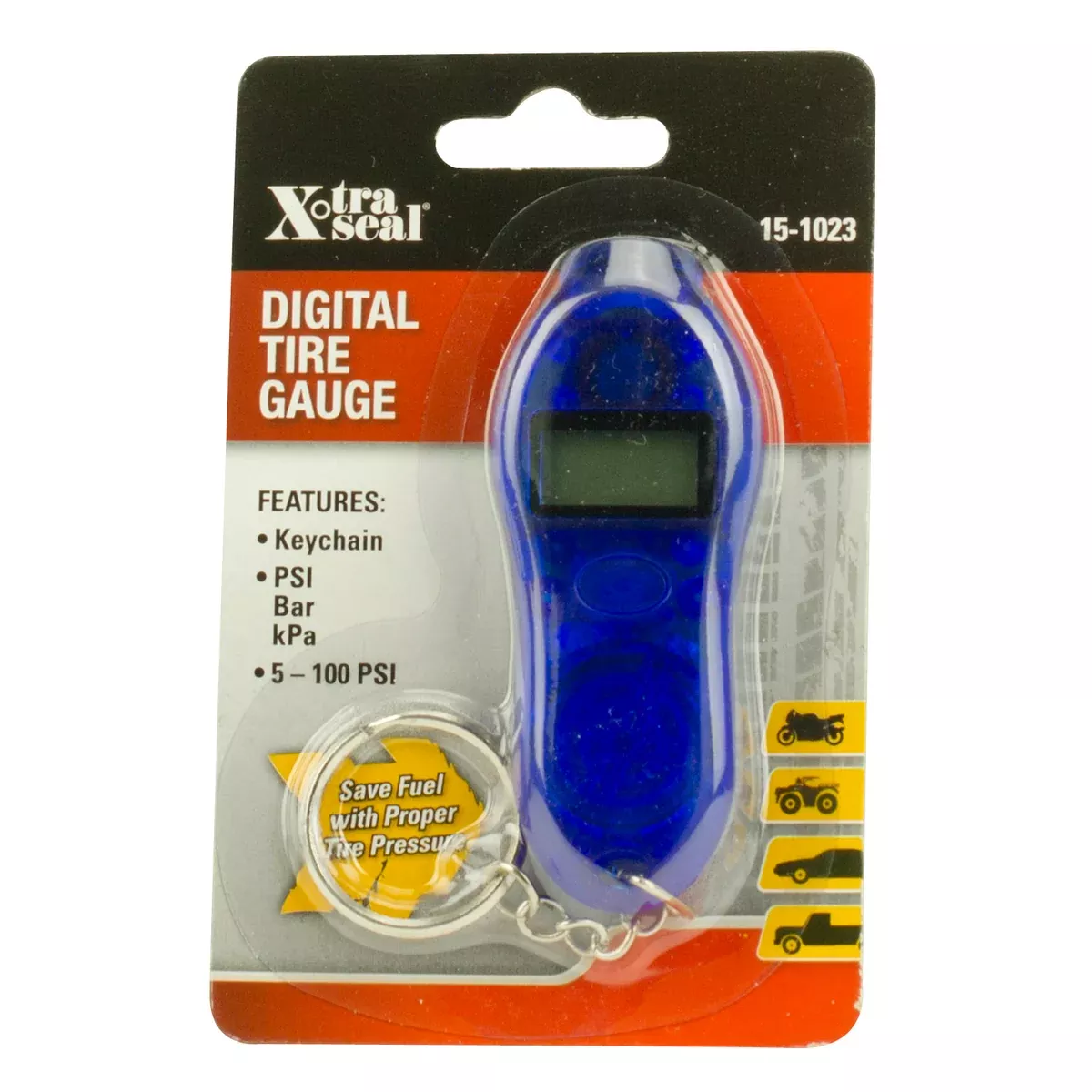 Digital Tire Gauge Keychain