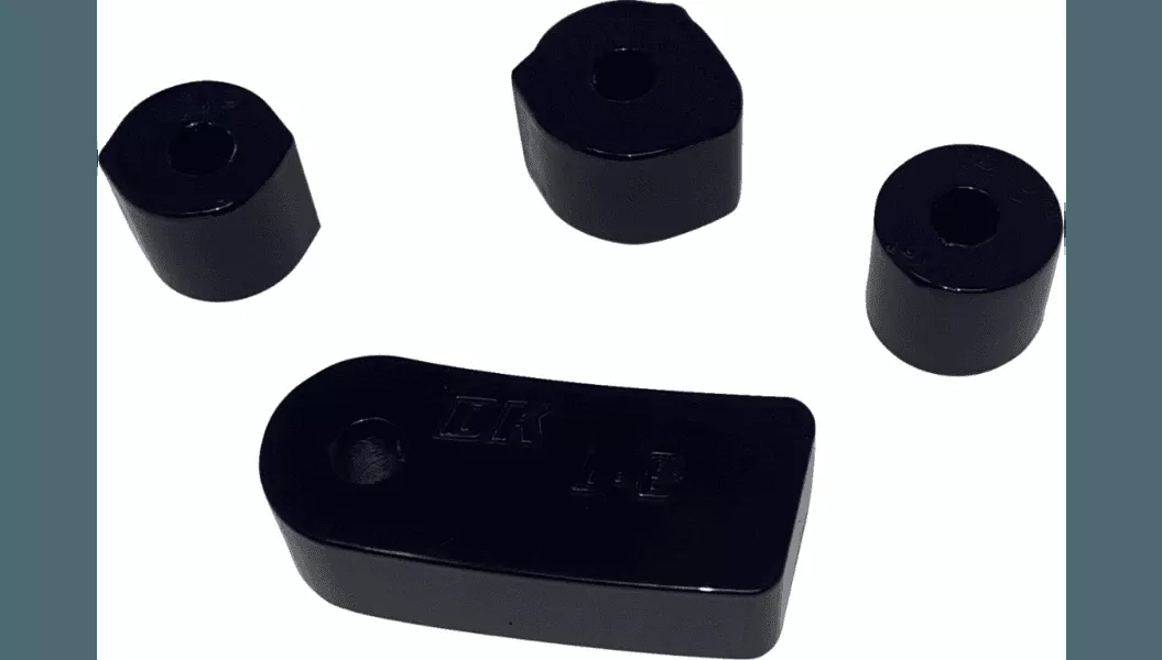 DK Custom Floorboard Relocators for '18-Up Harley Davidson FLFBS, FLHCS, FLHC, FLSL, FLDE, FLFB Softail Models without Engine Guard