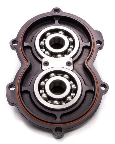 DMI Billet Alum Rear Cover w/Bearings Black RRC-1386B