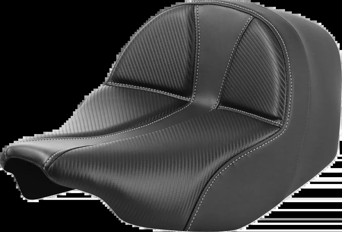 Dominator Solo Seat - Carbon Fiber w/ Silver Stitch - FLT/FLH '23-'24