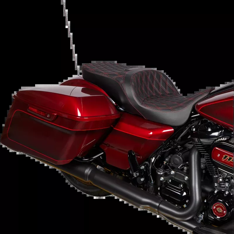 DRAG FREEDOM TOURING 2 UP SEATS HARLEY BAGGERS 09-23