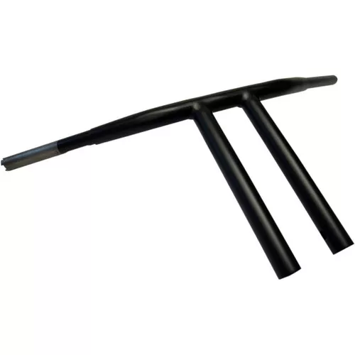 Drag Specialties 1-1/4″ Buffalo 10″ Straight Risers T-Bar Handlebars – Flat Black