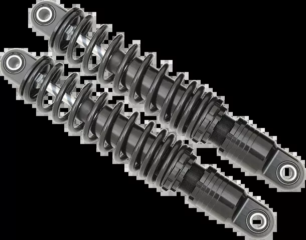 Drag Specialties Black 13" Rear Premium Shocks for 1984-2025 Harley Touring