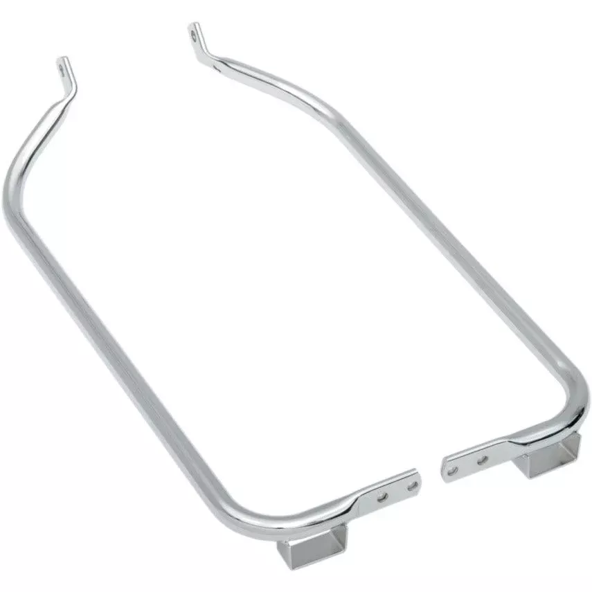 Drag Specialties Chrome Plated Saddlebag Support Brackets Harley FLHX FLTR 04-08