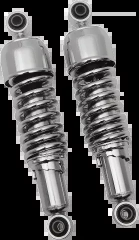 Drag Specialties Chrome Standard 12" Rear Shocks 1991-2017 Harley Dyna Models