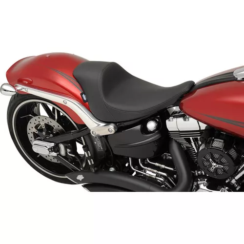 Drag Specialties EZ-On Mount Solo Seat for 2013-2017 Harley Softail Breakout - Smooth