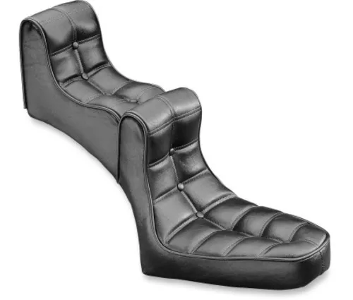 Drag Specialties Scorpion Solo Front Seat for Custom/Rigid Black (DS-907740)