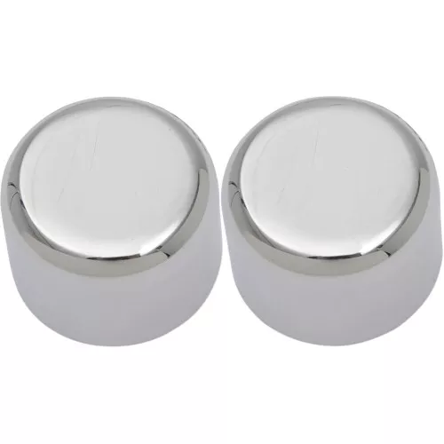 Drag Specialties Short Chrome Magnetic Docking Point Covers - Repl. OEM#48218-10