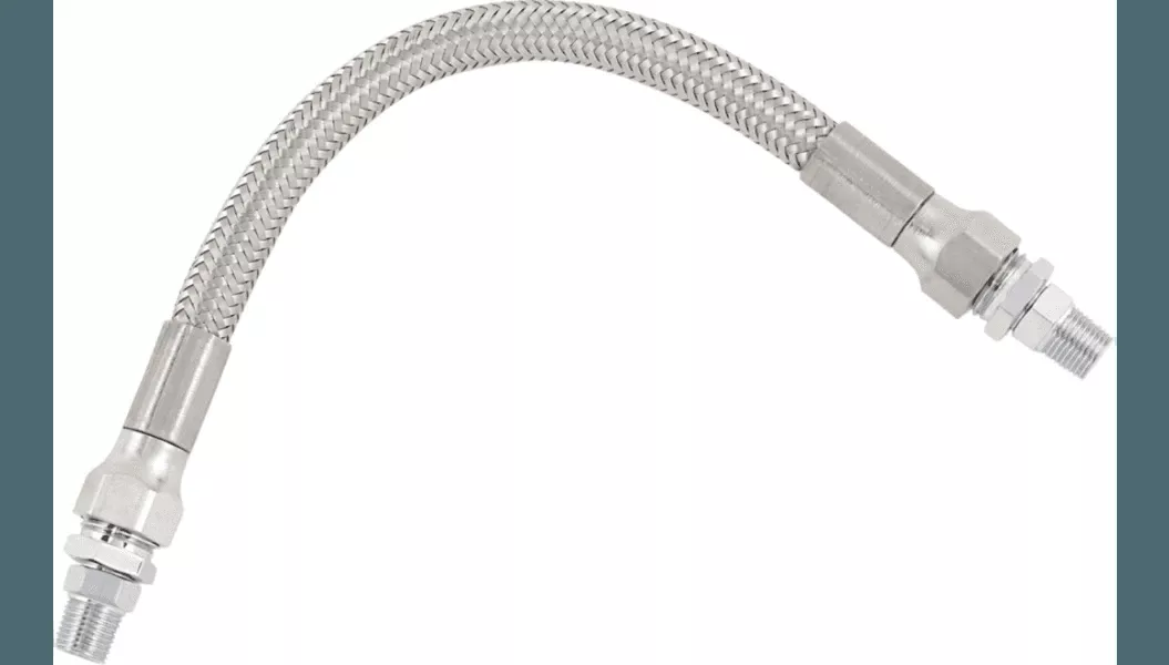 Drag Specialties Universal Stainless Steel Braided Oil Lines (Select Length)