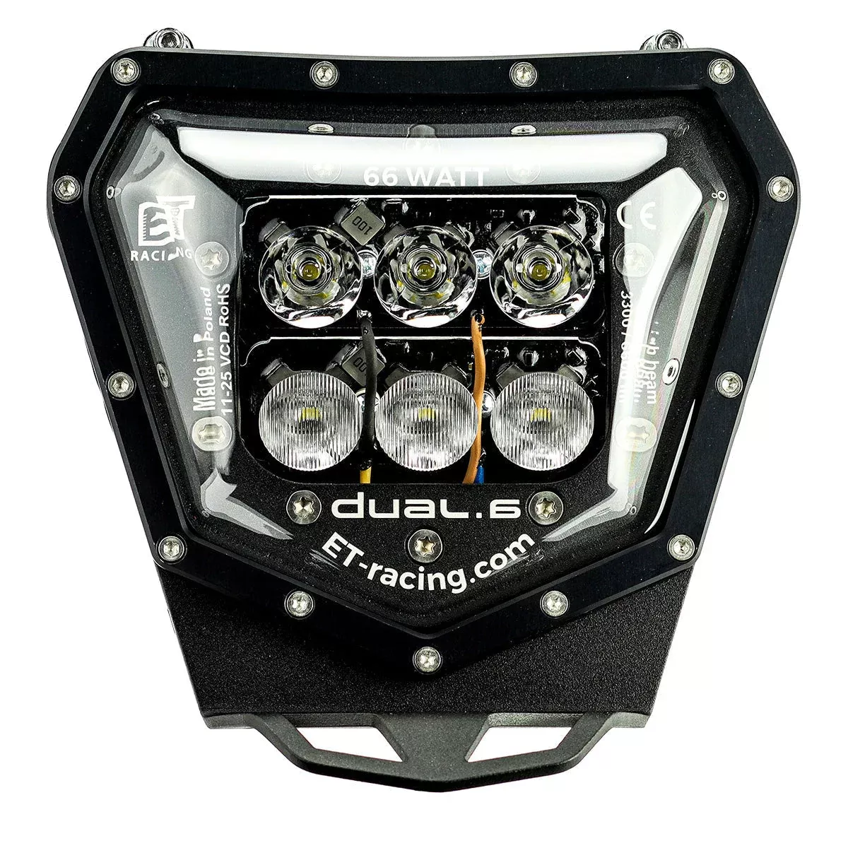 Dual.6 Headlight for KTM 250/300 XC-W TPI 2018-2023