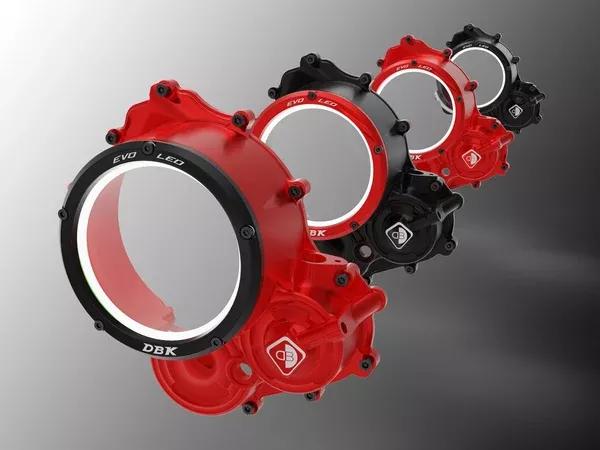 Ducabike DBK Ducati Hypermotard 698 Mono Clear Clutch Cover 3D-EVO LED