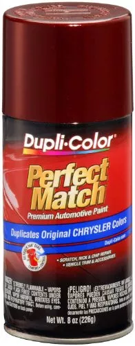Dupli-Color BCC0413 Spray Paint 8 oz. Chrysler Dark Garnet Red Pearl