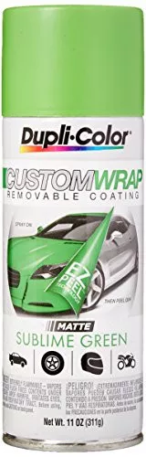Dupli-Color CWRC803 Custom Wrap Matte Removable Paint - Sublime Green 11 Oz.