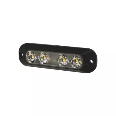 Ecco ED3704AC LED Directional Light, 4 LEDs, Amber/Clear
