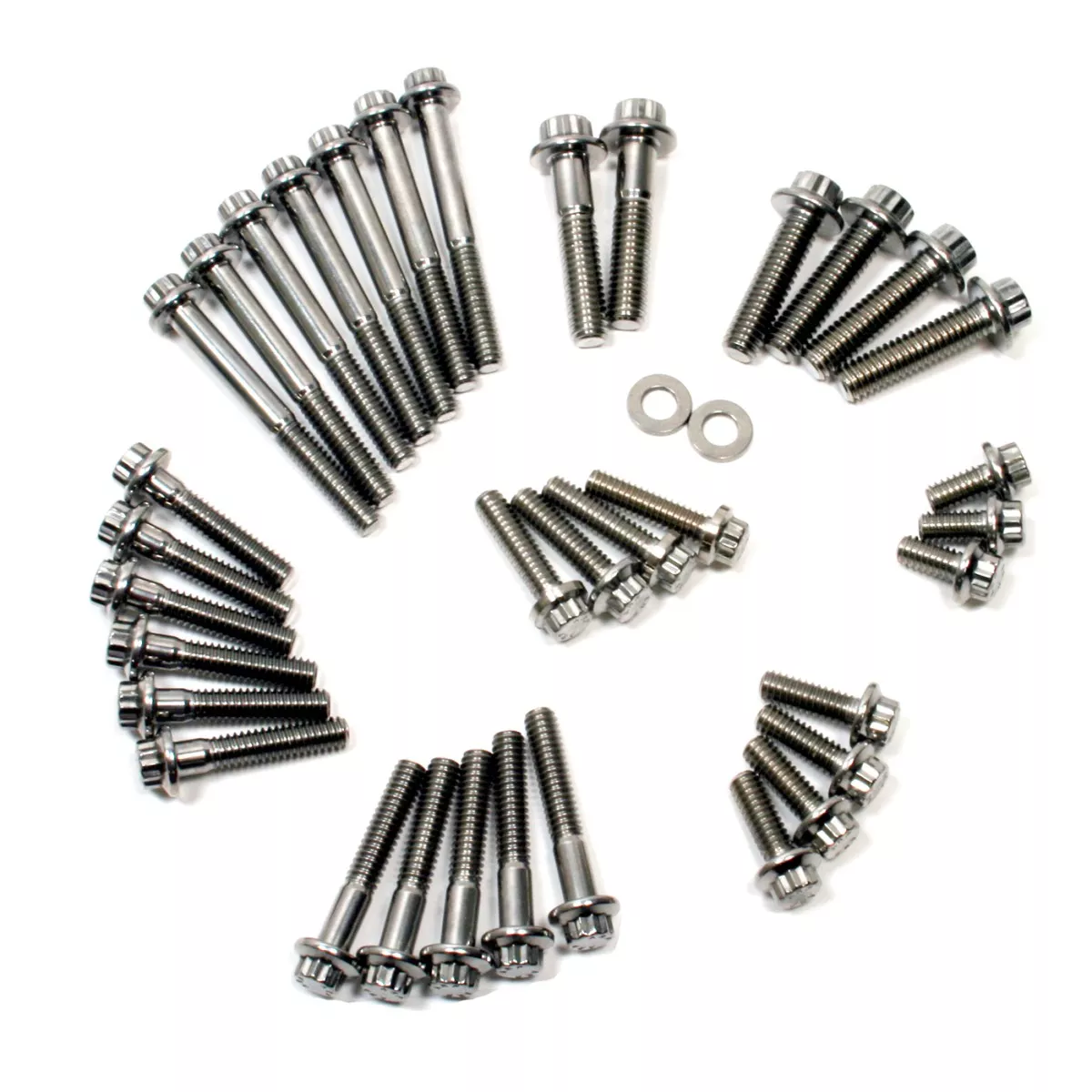 EVO Primary and Transmission Stainless 12 point kit