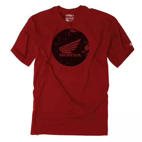 Factory Effex Honda Circle Men’s T-Shirt Cardinal (L)