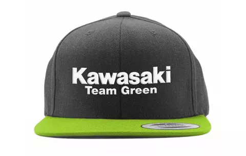 Factory Effex Kaw Team Grn 2 Snapback Hat Black/Green Mesh Os